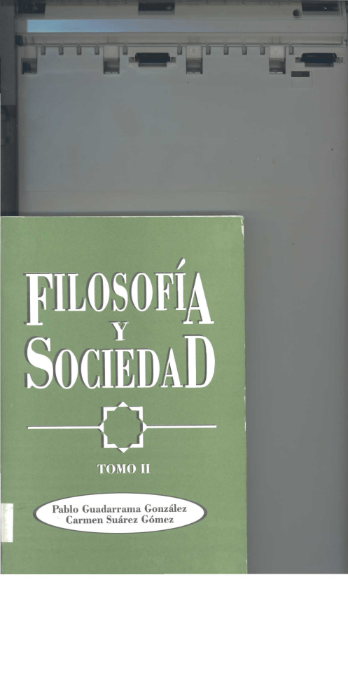 Filosofía Y Sociedad II