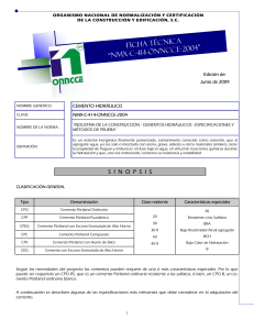 Ficha tecnica nmx c 414