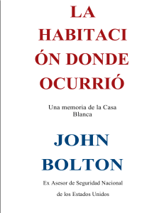 libro Jhon bolton