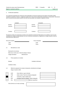 Contrato  importación Centroamericano ejemplo