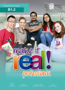 Make It Real! B1.2 Teacher's Book: English Language Learning