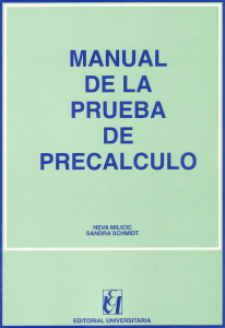 Pre-Calculo Manual