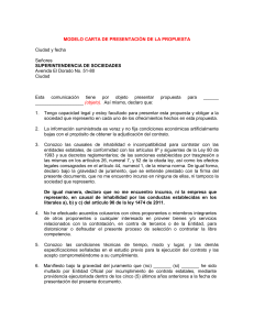 Formato carta de presentación-persona jurídica