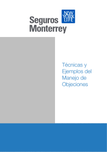 Tecnicas y ejemplos manejo de objeciones