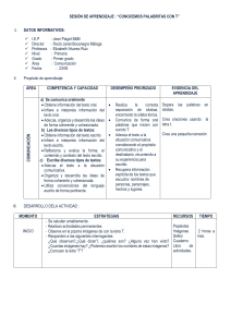 SESIÓN DE APRENDIZAJE MAYOSSSSSS NOOO