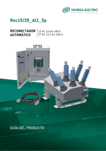 Manual del Producto - Tavrida Electric - Rec15/25