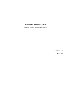 COMO ELIMINAR LOS MALOS HABITOS II