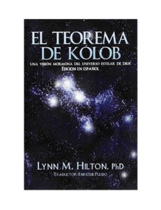 El TEOREMA DE KOLOB - Lynn M. Hilton