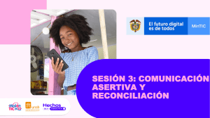 CICLO 2 -Sesión 3 Comunicación asertiva y Reconciliación