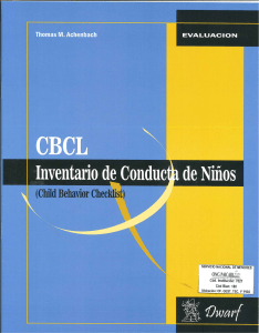 CBCL ,MANUAL