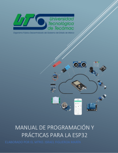 MANUAL DE PRACTICAS ESP32 Platformio
