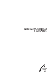 Naturaleza sociedad y alienacion Guido Galafassi