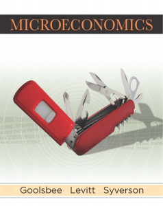 Microeconomics Goolsbee Levitt Syverson