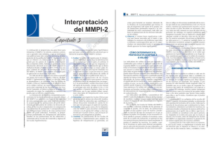 MMPI 2 MANUAL INTERPRETACIÓN