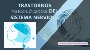 TRASTORNOS PSICOLÓGICOS DEL SISTEMA NERVIOSOsvp