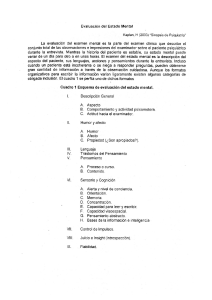 Como redactar el Informe de Estado Mental