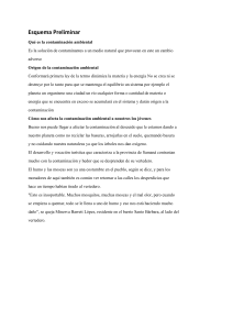 Contaminación Ambiental en Samaná: Un Esquema Preliminar