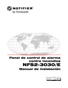 Manual de Instalación NFS2-3030E (52544SP)