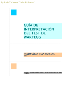 GUIA DE INTERPRETACION DEL TEST DE WARTE