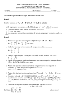 Examen Final de Algebra Lineal y Matricial 2021-20
