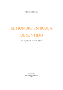 el hombre en busca de sentido viktor frankl