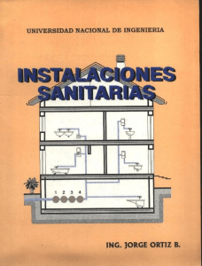 Instalaciones Sanitarias Ing. Jorge Ortiz UNI