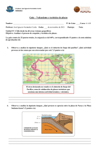 NOTA 2. Guia - Vulcanismo y tectónica de placas (50%)