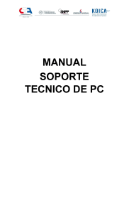 MANUAL SOPORTE TECNICO DE PC