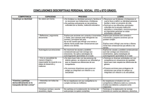 Conclusioens descriptivas 5to 6to