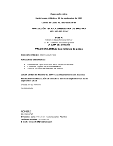 CUENTA DE COBRO Y INFORME DE ACTIVIDADES apoyo logistico (copia) (1) (1) (1)