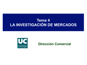 La Investigación de Mercados 