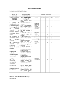 Indicaciones y Rúbrica del trabajo INVESTIGACIÓN VIRREINAL 2022v