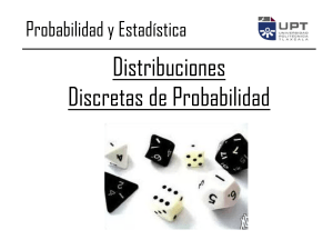 Distribuciones discretas de probabilidad