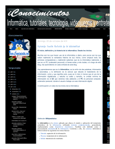 Historia de la informatica