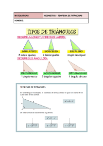 GEOMETRIA TH PITÁGORAS