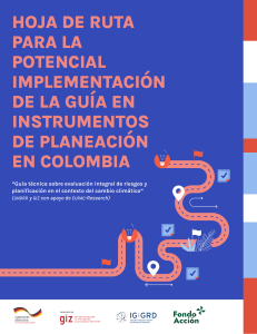 Hoja Ruta Gestion Riesgo Implementación de la guia de instrumentos de planeación en Colombia