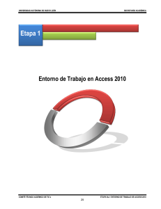 2-Etapa1-EntornoDeTrabajoenAccess2010