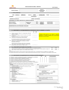 FO-DTP-SGA-009 Formato Inicio de Obra Contratistas