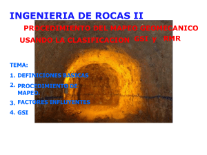 Ingeniería de rocas II