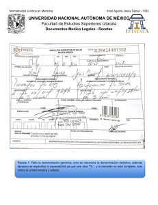 Documentos Medico Legales (Recetas) - Daniel Xinol - 1002 NJM