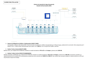 Guiones PFDs Sistema de Impulsión de Agua Recuperada