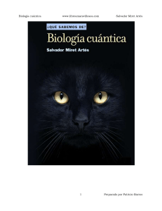 Qué sabemos de Biología Cuántica-Salvador Miret Artés-2019-Libro