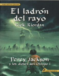1. Percy Jackson y el ladron del rayo
