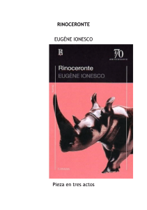 Eugene-Ionesco El Rinoceronte