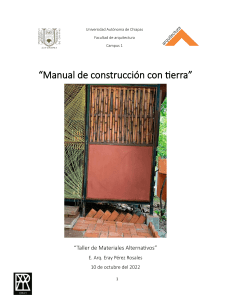 Manual de construcción en tierra