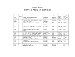 Mirror-o-Matic parts list 12 April 2007-1