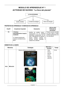 MÓDULO HORA DEL PLANETA