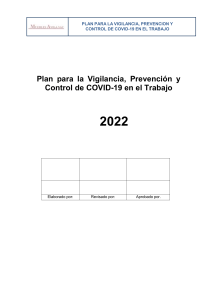 Plan para la Vigilancia Covid - Avila