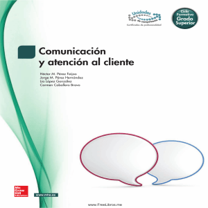 Comunicación y atencion al cliente