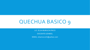 QUECHUA BASICO 9